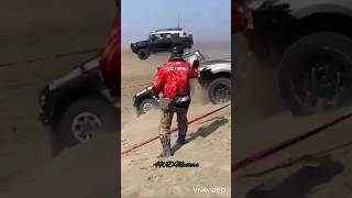 toyota fj jump too high #sanddunes #offroad  #flyingcar