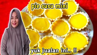 Cara membuat pie susu sederhana takaran sendok - resep kue pie susu