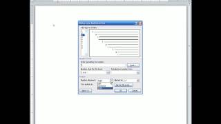 MSWord - How to Create a Multi level List