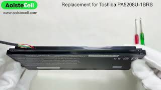 Replacement battery for Toshiba PA5208U-1BRS 10.8V 45Wh 3 cells