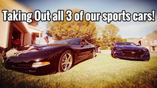 Taking Out All 3 Of Our Sports Cars!