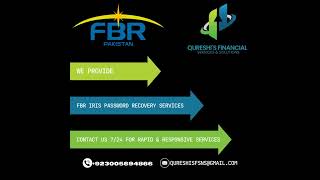 FBR IRIS PASSWORD RECOVERY SERVICES #accounting #business #consultant #incometax