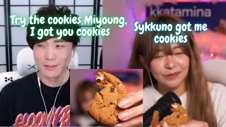 Offstream Sykkuno got Miyoung COOKIES.