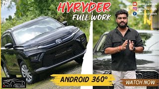 TOYOTA HYRYDER ANDROID STEREO┃NAKAMICHI 360°┃OUSAIL SPEAKER┃FULL WORK VIDEO ✅