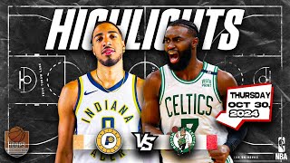 Boston Celtics vs Indiana Pacers Full Game Highlights - October 30 | 2024-25 NBA Season