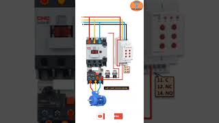 3 phase voltage monitoring relay wiring connection diagram #shorts #wiring #electricalvideos