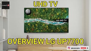 LG UP7700 Smar TV UHD 4k línea de TV 2021: Overview en Español (English Subtitles)