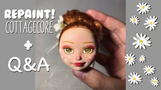 Doll Artist Q&A! + Cottagecore Repaint!