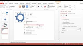 Powerpoint 2013 : EXTRACTION Comment faire un engrenage 3D sur Powerpoint en moins de 8 min.