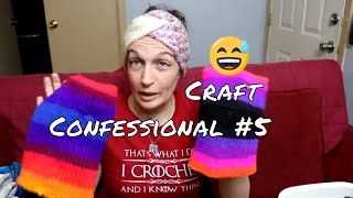 #yarntalk Craft Confessional #5: Knitting Machine Declutter & Crochet Sweater Designing!