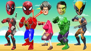 TEBAK GAMBAR TOP SUPERHERO | WRONG HEAD AVENGERS, MARVEL, IRON MAN, TEAM SPIDER MAN 4, HULK, VENOM 3