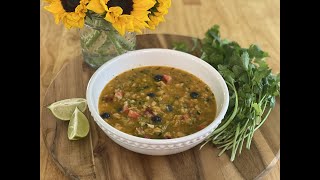 MELON MANGO GAZPACHO, a cool delicious summer recipe!