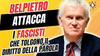 BELPIETRO FURIOSO CONTRO I FASCISTI CHE TOLGONO IL DIRITTO DI PAROLA