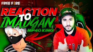 IMADGAN THE TALENTED PLAYER OF FREE FIRE REACTION II  YOU WILL NEVER BE TIRED WATCHING HIS CLIPS