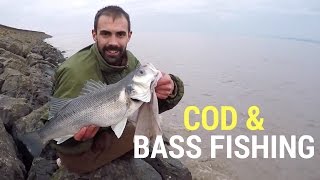 Fishing Brothers: Bass and cod fishing south wales