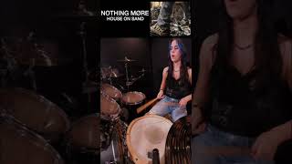 House on sand - @NothingMoremusic - Drum cover ⌛️ #drumcam #drummer #nothingmore #jonnyhawkins