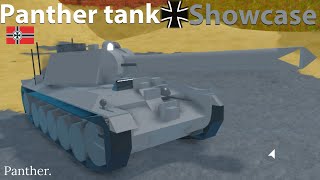 Panther Tank Showcase Roblox Plane Crazy