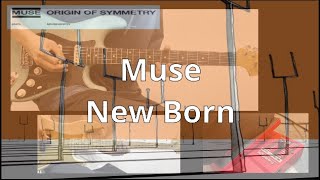 Muse - New Born(2011 Reading ver.) | Guitar, Bass, Keyboard Cover