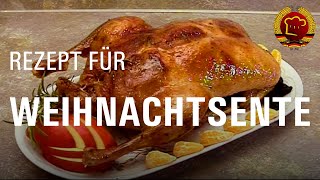 Knuspriger Festbraten: einfaches Rezept für Mecklenburger Weihnachtsente (DDR Rezept)