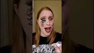 Lace Face Reverse makeup removal! so satisfying #makeup #sfxmakeup