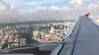 Pouso no Aeroporto de Guarulhos - A319 LATAM