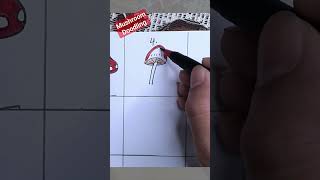 How to Draw Mushroom #shorts #short #shortsvideo #trending #viral #viralvideo #mushroom #doodle #art