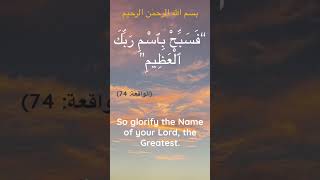 سبحان الله، والحمد لله، ولا إله إلا الله، والله  أكبر يثقلن الميزان #shorts