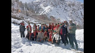 Snow clad road n a small drive to Indo China border village @kinnauritripper