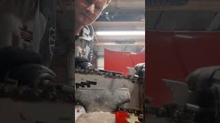 easiest and cheapest way to sharpen a chainsaw DIY