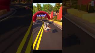 Doing Front Flips in Shopping Cart Racing Game #gaming #funnyclips