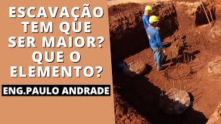 ESCAVAÇÃO DE ELEMENTOS ENTERRADOS EM ORÇAMENTO DE OBRAS - ENTENDA PORQUE TEM QUE SER MAIOR A VALA