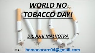 WORLD NO TOBACCO DAY!!!