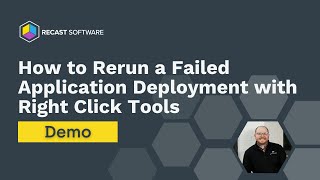 How To Rerun a Failed Application Deployment Using Right Click Tools