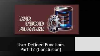 Functions - Part 12 (Conclusion of Function Call Types and their Syntax)