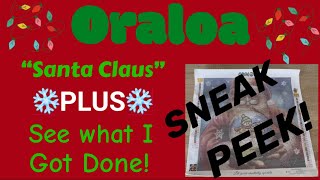 Oraloa Diamond Painting SNEAK PEEK !!! “Santa Claus” PLUS - It’s started…but is it finished? 🎅🏼