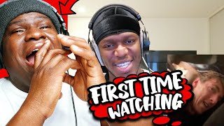 AMERICAN REACTS To KSI - TRY NOT TO CRINGE (BRYCE HALL EDITION) - REACTION