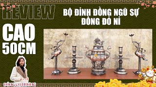 BỘ ĐỈNH ĐỒNG NGŨ SỰ ĐỒNG ĐỎ NỈ I ĐỒ ĐỒNG CAO CẤP