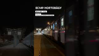 Hortobágy EC indul a 003-as Traxx-szal a Keletiből