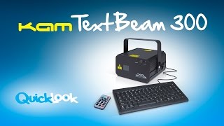 Kam TextBeam 300 - QuickLook - laser text!