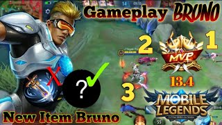 Bruno Gameplay | Bruno Still Deadly MVP 13.4 - Mobile Legend 2020