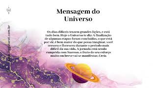 Menssagem do universo!