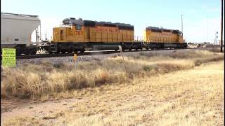 SD40-2s, an Intermodal, and More! Railfanning Midland and Odessa 1/6/19