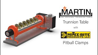 Martin Trunnion Table with Mitee-Bite Pitbull Clamps