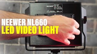 Neewer Bi-color LED Video Light Review!!! (NL 660)