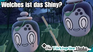 Shiny Mortcha & Shiny Fatalitcha / Pokémon Karmesin & Purpur DLC Die türkisgrüne Maske