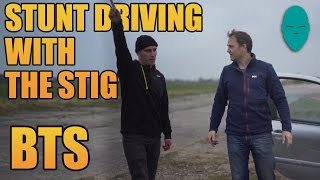 Stunt Driving with The Stig Behind The Scenes | Damien Walters