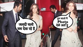 Alia Bhatt Spotted With Boyfriend Ranbir Kapoor after late night party