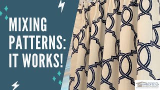 🏡Home Decor Tip: Mixing Patterns WORKS! 💁🏻‍♀️