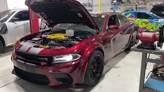 1000HP Hellcat Redeye Idle🔊 #youtubeshorts #shorts #viral #hellcat #dodge #explore #performance #fyp