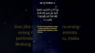 At Taubah 6 | Pengumuman tentang Kebebasan Musyrikin dari Jaminan | Kutipan Al Quran #shorts